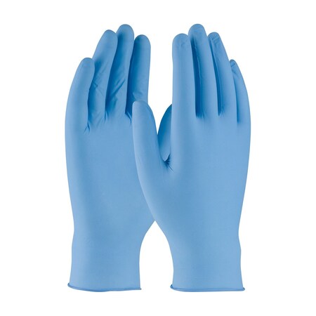 Protective Industrial Products Disposable Nitrile Glove, Powder Free with Textured Grip - 5 mil, 100PK 63-332PF/M